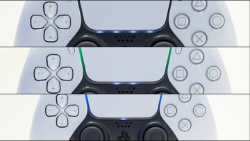 PS5: el DualSense usará luces para indicar qué número de jugador somos