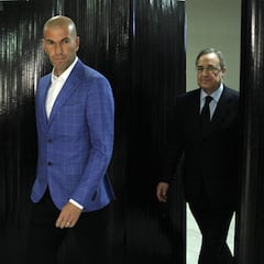 La trayectoria de Zidane en el banquillo del Real Madrid