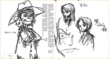 Eiichiro Oda discarded the designs of Blackbeard’s mother and sisters for One Piece