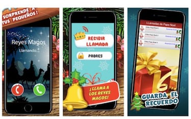 Una app para hacer videollamada con los Reyes Magos en el móvil