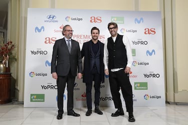 Juan Cantón Director General de Prensa de Prisa Media, Luis Baena Director General de Marketing del Grupo Prisa y Vicente Jiménez Director del Diario AS.


