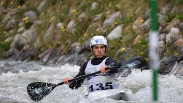 Maialen Chourraut en los Trials Olímpicos 2024.