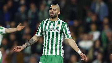 La delantera del Betis, a cero desde hace un mes y medio