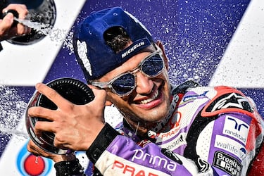 El piloto español se queda a trece puntos de Francesco Bagnaia en la clasificación general del mundial de Moto GP.
