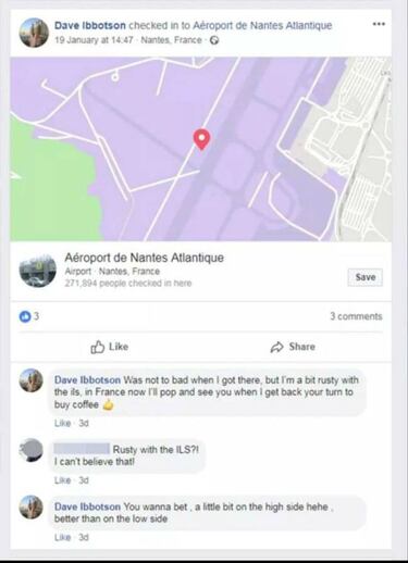 Mensaje premonitorio del piloto de Sala: "Estoy falto de rodaje..."