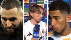Benzema en 2022, Modric y Bellingham, anoche: dos maneras diferentes de alentar la remontada