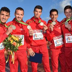 España siempre hace podio en cross: plata europea en equipos