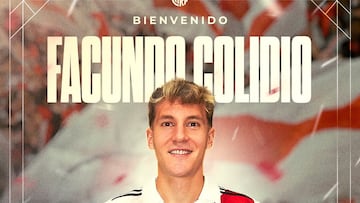 Colidio fue oficializado como refuerzo de River 