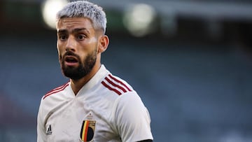 Carrasco, con Bélgica. Físicamente, en su mejor momento.