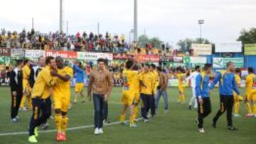 El Alcorcón juega los play-off por el ascenso.