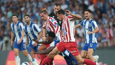 Simeone enseñó sus cartas en Oporto