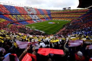 Los estadios europeos con mayor porcentaje de asistencia