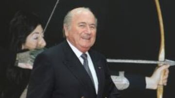 <b>MOLESTO. </b>Blatter reconoció ayer que la imagen de la FIFA ha quedado dañada.