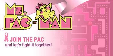 Ms Pac-Man apoya la lucha contra el cáncer de mama