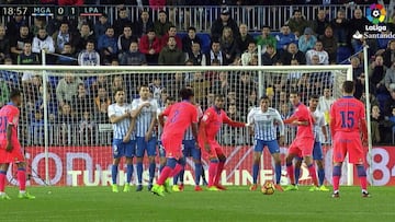 El golazo de falta tremendo de Lemos 'a lo Cristiano'