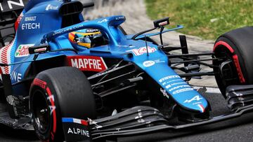 Fernando Alonso (Alpine A521). Hungaroring, Hungr&iacute;a. F1 2021.