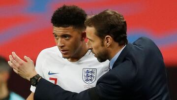 Southgate admite que Sancho no merece ir con la selección