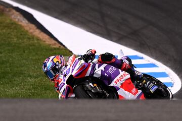 Jorge Martín durante la carrera del Gran Premio de Australia de MotoGP disputado en el circuito Phillip Island.