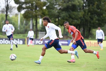 La Selección Colombia Sub 20 realizó su segundo entrenamiento en Bogotá en el microciclo de cara al Torneo de Toulon.