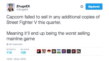 SFV ha vendido 0 copias en formato físico este cuatrimestre