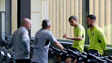 Pedri y Pepe Mel, en la ¨¦poca de Las Palmas.