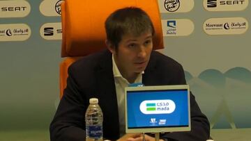 Celades: "El primer gol nos ha hecho mucho daño"