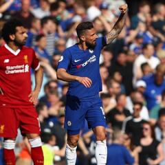 Giroud complica al Liverpool su puesto para jugar la Champions