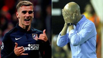 Griezmann y Ayestar&aacute;n. 