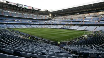 Bernabéu vacío.
