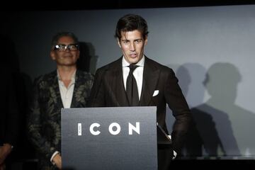 El modelo Oriol Elcacho, premio ICON de moda.