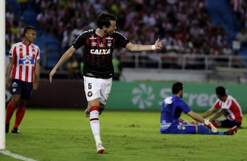 Junior y Atlético Paranaense empataron 1-1 en el estadio Metropolitano. Barranquilla gozó con los primeros 90 minutos de la final de Copa Sudamericana.