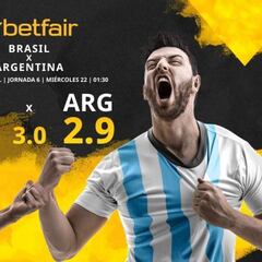 Brasil vs. Argentina: horario, TV, estadísticas, clasificación y pronósticos