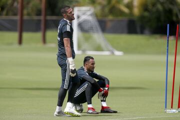 Keylor Navas y Kiko Casilla.