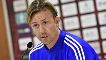 Guti, sancionado, se la juega ante el Fuenla: "Son 14 finales"