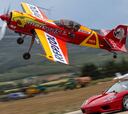 Freestyle, Air Show y la carrera más bestia: el Ferrari de Velarde contra el Sukhoi de Fantoba