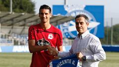 Vicente G&oacute;mez se present&oacute; como nuevo jugador del Depor