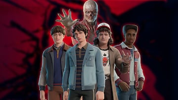 fortnite stranger things netflix nuevas skins mike dustin will lucas vecna
