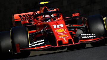 Charles Leclerc (Ferrari SF90, Azerbaiyán. F1 2019).