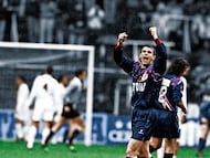 21/01/96 1996 PARTIDO PRIMERA DIVISION
REAL MADRID - RAYO VALLECANO
GUILHERME
FOTO COLOREADA
FOTO:EL PAIS
PUBLICADA 18/12/15 NA MA10 3COL