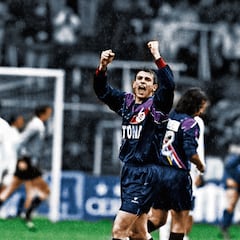 El único triunfo del Rayo en el Bernabéu: un doblete de Guilherme que echó a Valdano