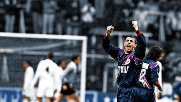 21/01/96 1996 PARTIDO PRIMERA DIVISION
REAL MADRID - RAYO VALLECANO
GUILHERME
FOTO COLOREADA
FOTO:EL PAIS
PUBLICADA 18/12/15 NA MA10 3COL