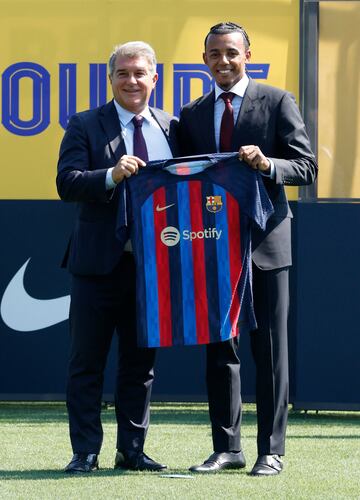 Presentación de Jules Koundé como nuevo jugador del Barcelona.