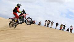 Joan Barreda con la Honda en Per&uacute;.