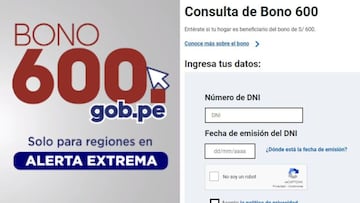 Bono 600 soles a hogares: cu&aacute;ndo comienza el pago y c&oacute;mo cobrarlo