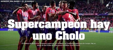 "Supercampeón hay uno Cholo"