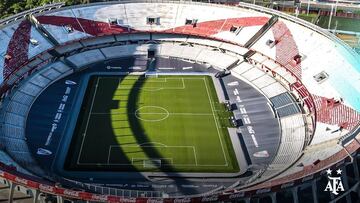 El Monumental se cae de la lista de la AFA
