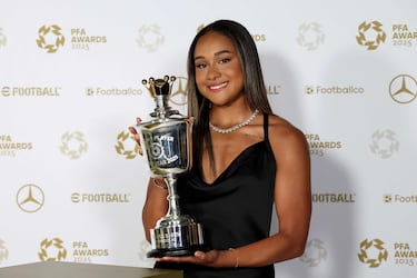 Olivia Smith, jugadora del Arsenal de la FA Women's Super League.