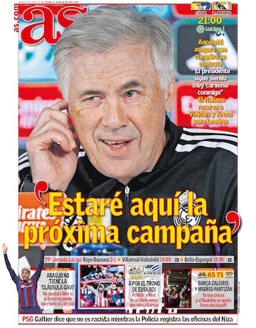 Las portadas de AS de abril