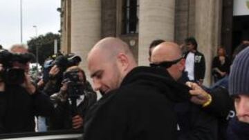 <b>TRAS LA VISTA. </b>Bogdanov, ayer después de hablar con el juez.