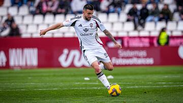 Agus Medina, jugador del Albacete.